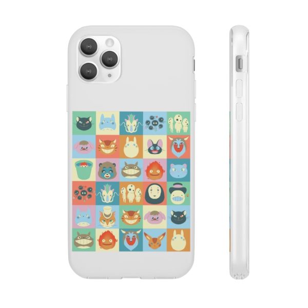 Ghibli Colorful Characters Collection iPhone Cases-Accessories, Phone Case