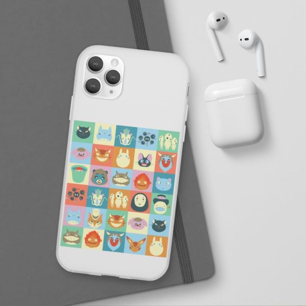 Ghibli Colorful Characters Collection iPhone Cases-Accessories, Phone Case