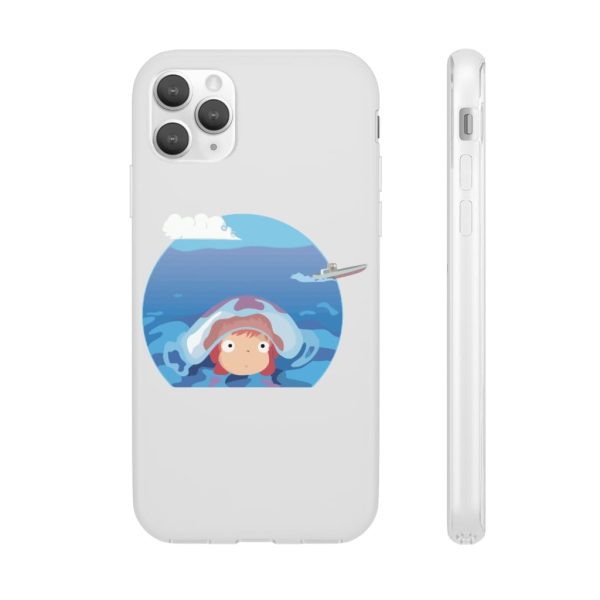 Ponyo Background - Ponyo in her first trip iPhone Cases-Accessories, Phone Case, ponyo, Ponyo Background