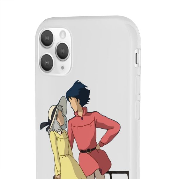 Sheet Music Howl's Moving Castle - Howl’s Moving Castle – Sophie and Howl Gazing at Each other iPhone Cases-Accessories, Howl's Moving Castle, Phone Case, Sheet Music Howl's Moving Castle