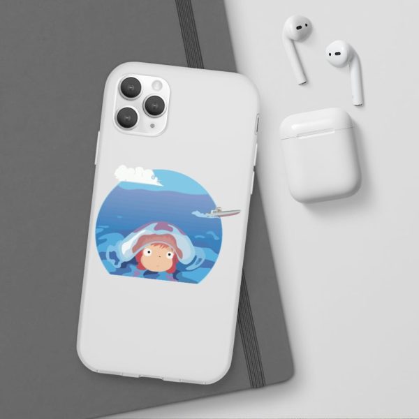 Ponyo Background - Ponyo in her first trip iPhone Cases-Accessories, Phone Case, ponyo, Ponyo Background