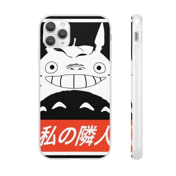 Totoro Japanese Restaurant - Smiling Totoro iPhone Cases-Accessories, My Neighbor Totoro, Phone Case, Totoro Japanese Restaurant