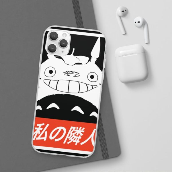 Totoro Japanese Restaurant - Smiling Totoro iPhone Cases-Accessories, My Neighbor Totoro, Phone Case, Totoro Japanese Restaurant