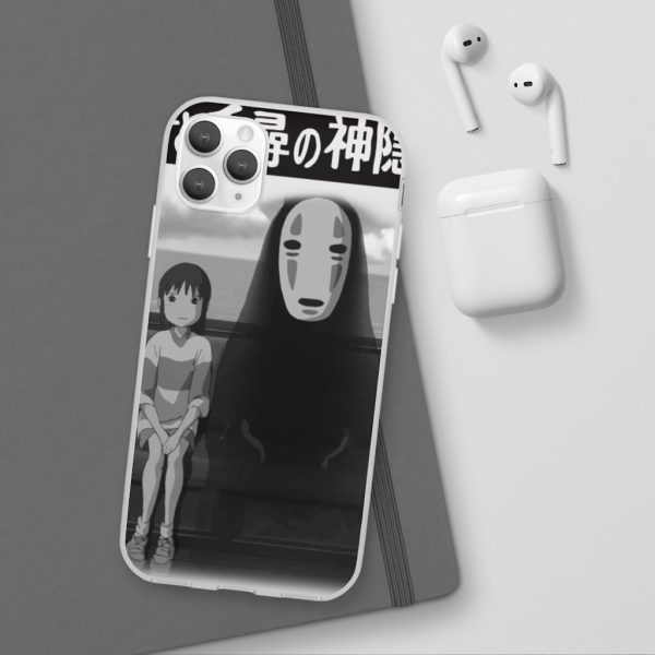 Like Spirited Away - Spirited Away – Chihiro and No Face on the Train iPhone Cases-Accessories, kaonashi, Like Spirited Away, no face, Phone Case, Spirited Away