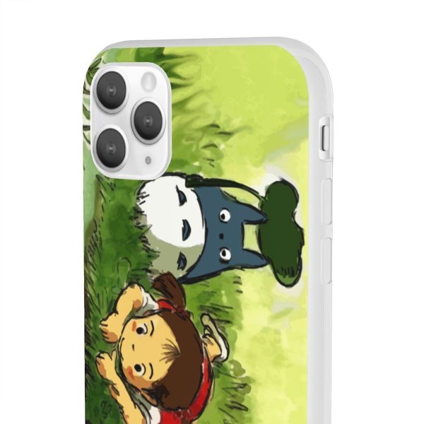 Studio Ghibli Totoro Movie - My Neighbor Totoro – Playing Mei iPhone Cases-Accessories, My Neighbor Totoro, Phone Case, Studio Ghibli Totoro Movie