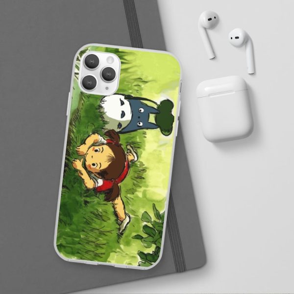 Studio Ghibli Totoro Movie - My Neighbor Totoro – Playing Mei iPhone Cases-Accessories, My Neighbor Totoro, Phone Case, Studio Ghibli Totoro Movie