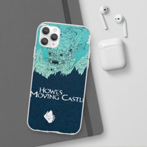 Witch Howl's Moving Castle - Howl’s Moving Castle Blue Tone Art iPhone Cases-Accessories, Howl's Moving Castle, Phone Case, Witch Howl's Moving Castle