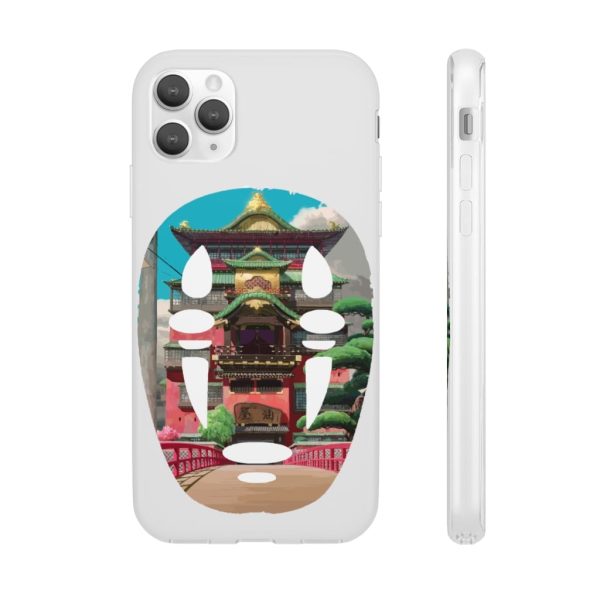 Spirited Away Streaming - Spirited Away –  The Bathhouse Ft. No Face iPhone Cases-Accessories, kaonashi, no face, Phone Case, Spirited Away, Spirited Away Streaming