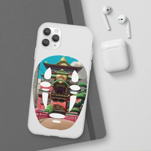 Spirited Away Streaming - Spirited Away –  The Bathhouse Ft. No Face iPhone Cases-Accessories, kaonashi, no face, Phone Case, Spirited Away, Spirited Away Streaming