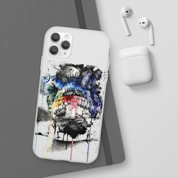 Howl's Moving Castle Calcifer - Howl’s Moving Castle Impressionism iPhone Cases-Accessories, Howl's Moving Castle, Howl's Moving Castle Calcifer, Phone Case