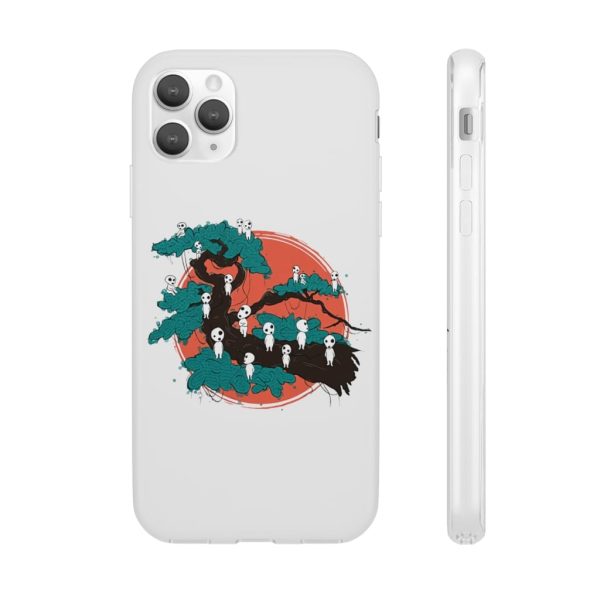 Anime Film Princess Mononoke - Tree Spirits by the Red Moon iPhone Cases-Accessories, Anime Film Princess Mononoke, Phone Case, princess mononoke