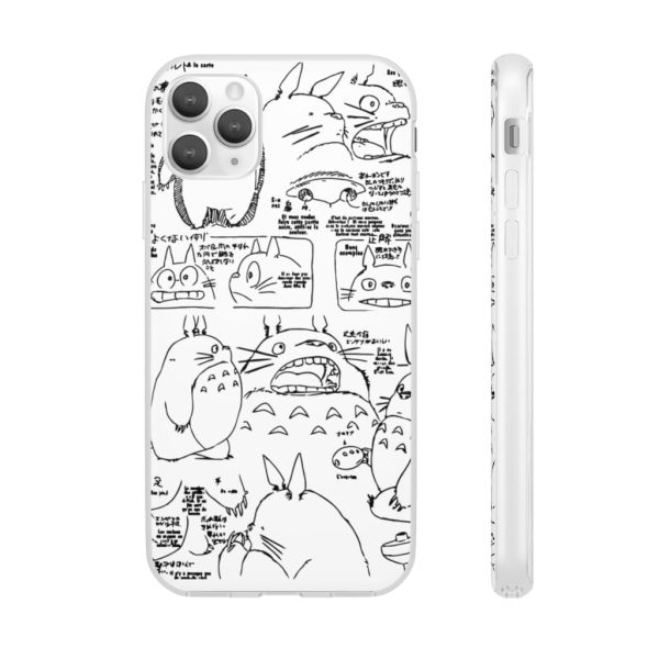 Mi Vecino Totoro - Totoro Original Character Sketch iPhone Cases-Accessories, Mi Vecino Totoro, My Neighbor Totoro, Phone Case