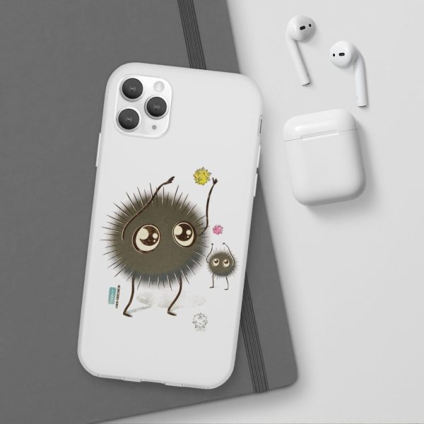 Spirited Away Review - Spirited Away – Soot Spirit Chibi iPhone Cases-Accessories, Phone Case, Spirited Away, Spirited Away Review