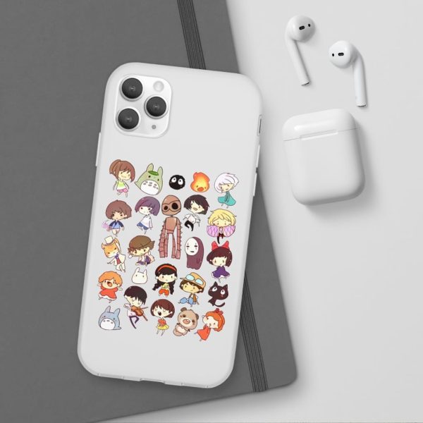 Ghibli Movie Characters Cute Chibi Collection iPhone Cases-Accessories, Phone Case