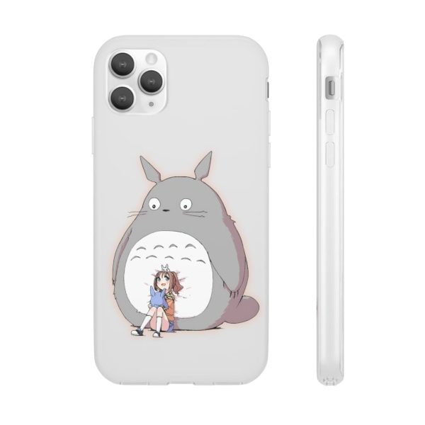 Totoro Concrete Facebook - Totoro and the little girl iPhone Cases-Accessories, My Neighbor Totoro, Phone Case, Totoro Concrete Facebook