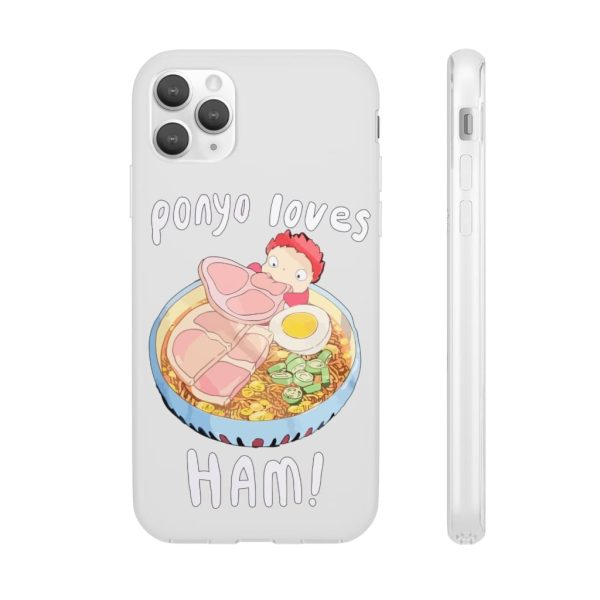 Ponyo Meaning - Ponyo Loves Ham iPhone Cases-Accessories, ponyo, Ponyo Meaning