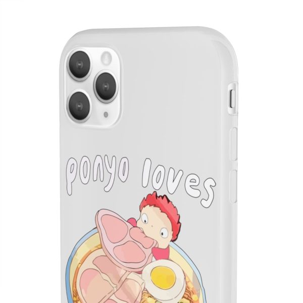 Ponyo Meaning - Ponyo Loves Ham iPhone Cases-Accessories, ponyo, Ponyo Meaning