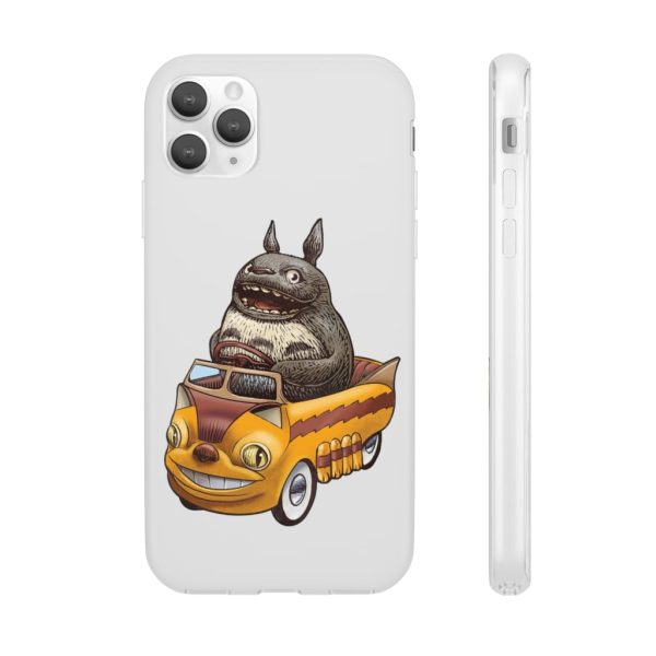 My Neighbor Totoro Cat Bus - Totoro driving Catbus iPhone Cases-Accessories, My Neighbor Totoro, My Neighbor Totoro Cat Bus, Phone Case