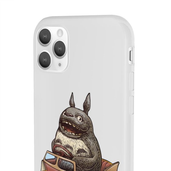 My Neighbor Totoro Cat Bus - Totoro driving Catbus iPhone Cases-Accessories, My Neighbor Totoro, My Neighbor Totoro Cat Bus, Phone Case