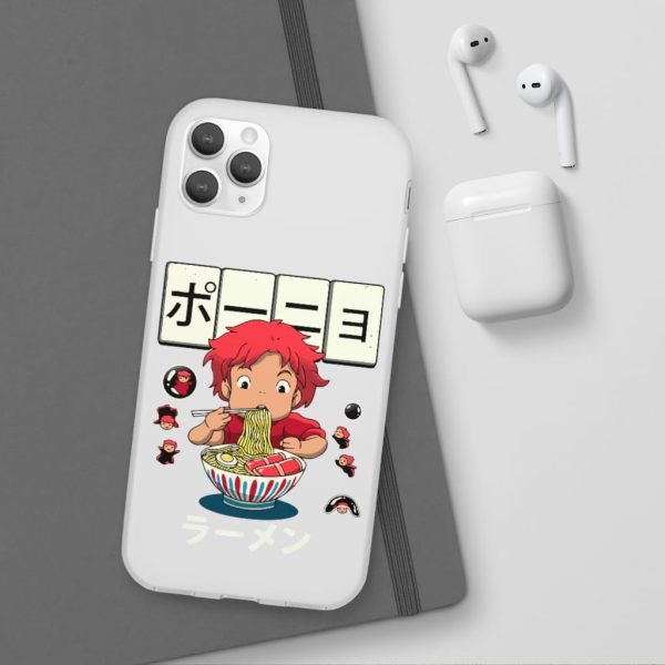 Ponyo - Ponyo very first Ramen iPhone Cases-Accessories, Phone Case, ponyo