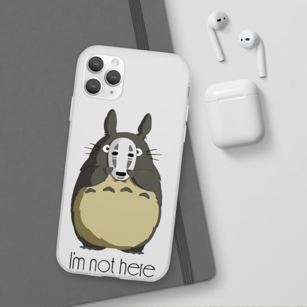 Studio Ghibli My Neighbor Totoro - Totoro I’m Not Here iPhone Cases-Accessories, My Neighbor Totoro, Phone Case, Studio Ghibli My Neighbor Totoro