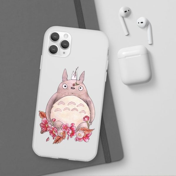 Totoro Drawing - Totoro – flower fishing iPhone Cases-Accessories, My Neighbor Totoro, Phone Case, Totoro Drawing