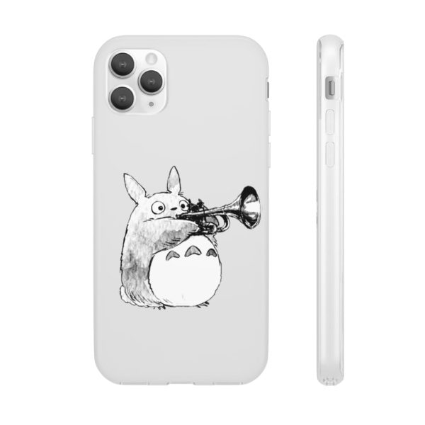 Mei My Neighbor Totoro - Totoro and the Trumpet iPhone Cases-Accessories, Mei My Neighbor Totoro, My Neighbor Totoro, Phone Case