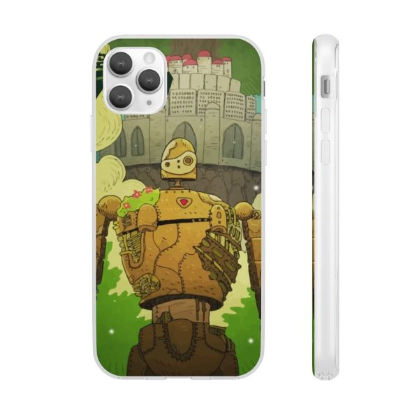 Laputa Castle In The Sky English Cast - Laputa Castle in the Sky Robot Warrior iPhone Cases-Accessories, Laputa Castle In The Sky English Cast, Laputa: Castle in the Sky, Phone Case