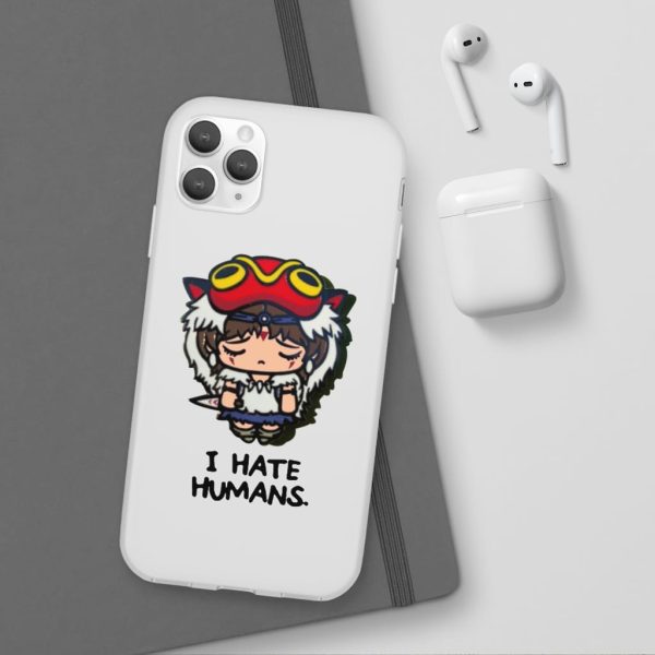 Princess Mononoke Showtimes - Princess Mononoke Chibi – I Hate Humans iPhone Cases-Accessories, Phone Case, princess mononoke, Princess Mononoke Showtimes