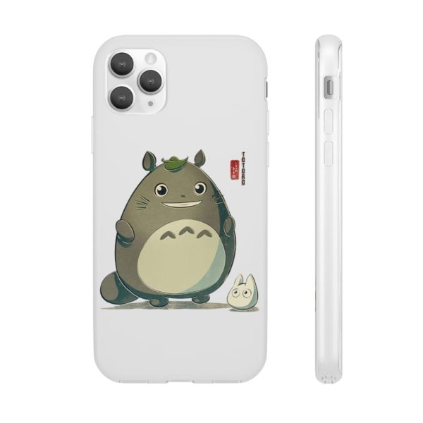 Totoro Wallpaper - Totoro Cute Chibi iPhone Cases-Accessories, My Neighbor Totoro, Phone Case, Totoro Wallpaper