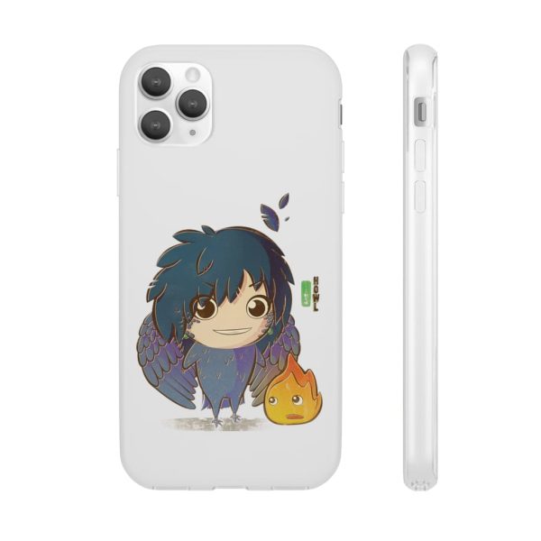 Howl's Moving Castle Calcifer - Howl’s Moving Castle – Howl Chibi iPhone Cases-Accessories, Howl's Moving Castle, Howl's Moving Castle Calcifer, Phone Case