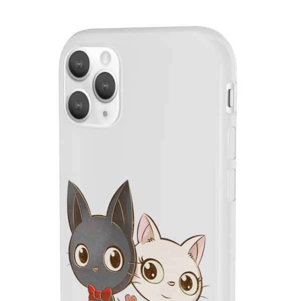 Kiki's Delivery Service Wallpaper - Kiki’s Delivery Service – Jiji and Lily Chibi iPhone Cases-Accessories, Kiki's Delivery Service, Kiki's Delivery Service Wallpaper, Phone Case