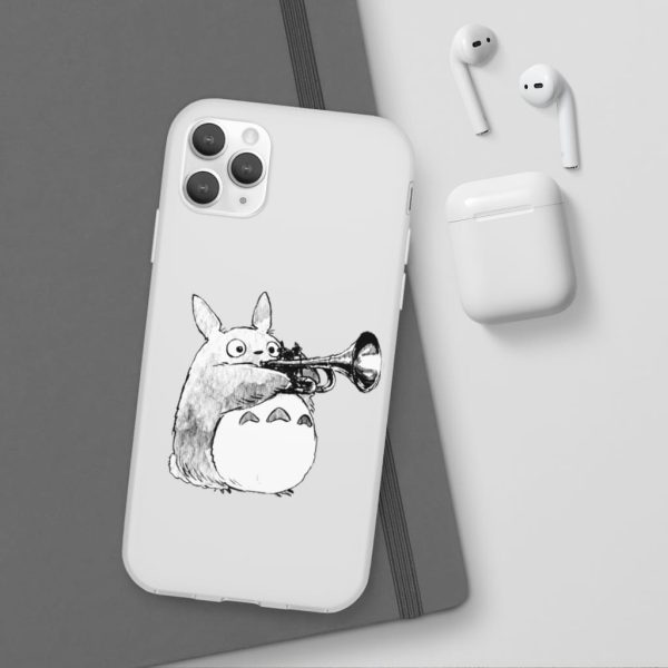 Mei My Neighbor Totoro - Totoro and the Trumpet iPhone Cases-Accessories, Mei My Neighbor Totoro, My Neighbor Totoro, Phone Case