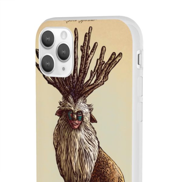 Princess Mononoke With Wolf - Princess Mononoke – Shishigami Day Time Detailed iPhone Cases-Accessories, Phone Case, princess mononoke, Princess Mononoke With Wolf