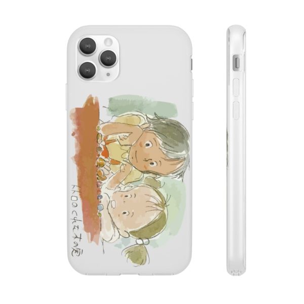 My Neighbor Totoro Japanese - My Neighbor Totoro – Mei & Satsuki Water Color iPhone Cases-Accessories, My Neighbor Totoro, My Neighbor Totoro Japanese, Phone Case