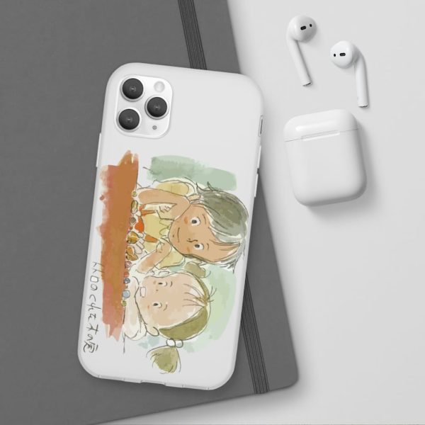 My Neighbor Totoro Japanese - My Neighbor Totoro – Mei & Satsuki Water Color iPhone Cases-Accessories, My Neighbor Totoro, My Neighbor Totoro Japanese, Phone Case