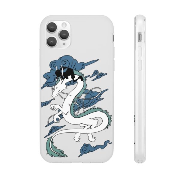 Spirited Away Tattoo - Spirited Away – Sen Riding Haku Dragon iPhone Cases-Accessories, Phone Case, Spirited Away, Spirited Away Tattoo