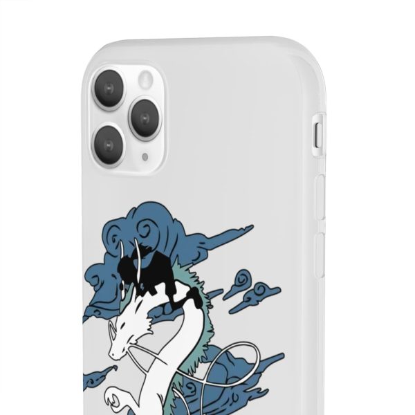 Spirited Away Tattoo - Spirited Away – Sen Riding Haku Dragon iPhone Cases-Accessories, Phone Case, Spirited Away, Spirited Away Tattoo