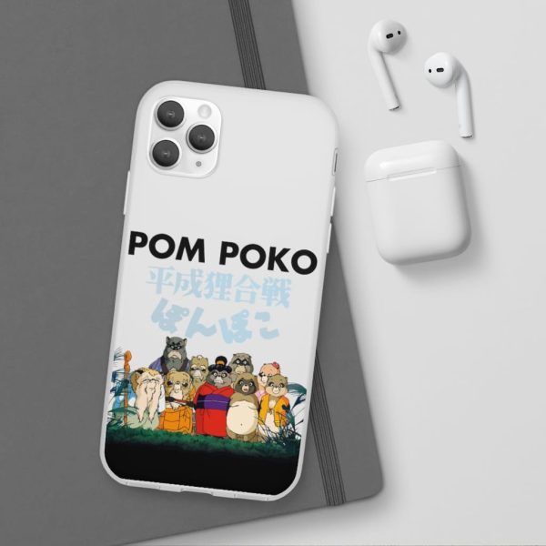 Pom Poko Poster Japanese iPhone Cases-Accessories, Phone Case, Pom Poko