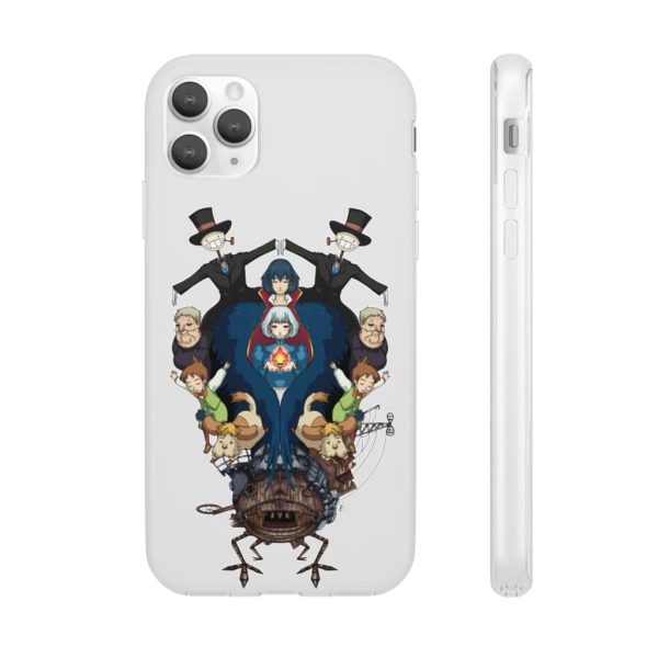 Studio Ghibli Howl's Moving Castle - Howl’s Moving Castle Characters Mirror iPhone Cases-Accessories, Howl's Moving Castle, Phone Case, Studio Ghibli Howl's Moving Castle