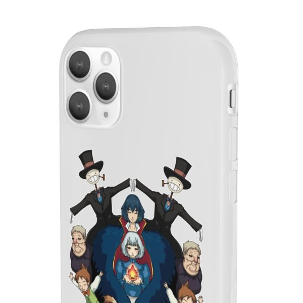 Studio Ghibli Howl's Moving Castle - Howl’s Moving Castle Characters Mirror iPhone Cases-Accessories, Howl's Moving Castle, Phone Case, Studio Ghibli Howl's Moving Castle