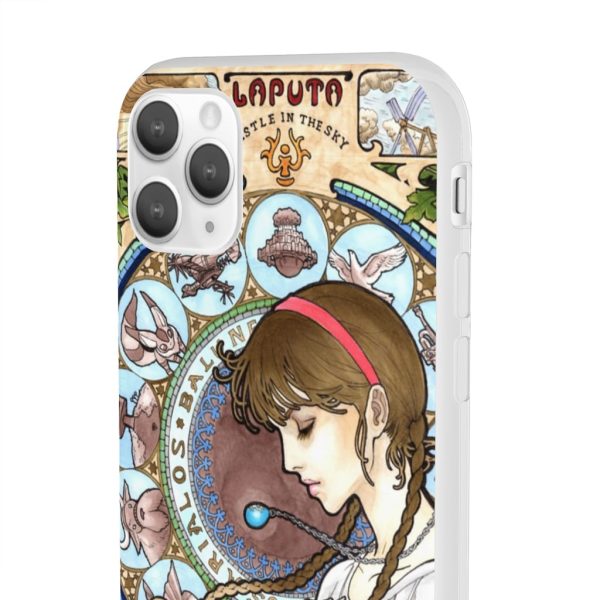 Ghibli Laputa Castle In The Sky - Laputa: Castle in The Sky – Sheeta Portrait Art iPhone Cases-Accessories, Ghibli Laputa Castle In The Sky, Laputa: Castle in the Sky, Phone Case