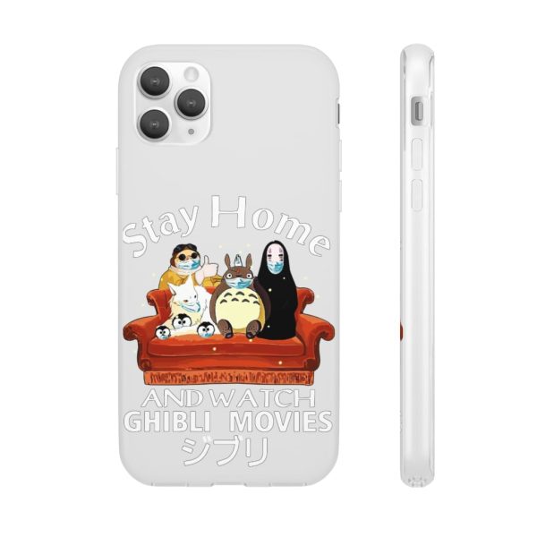 Stay Home and Watch Ghibli Movie iPhone Cases-Accessories, Phone Case