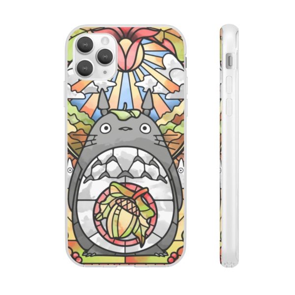 Totoro Film - Totoro Stained Glass Art iPhone Cases-Accessories, My Neighbor Totoro, Phone Case, Totoro Film