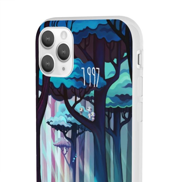 Princess Mononoke - Princess Mononoke 1997 Illustration iPhone Cases-Accessories, Phone Case, princess mononoke