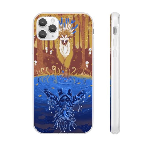 Watch Princess Mononoke - Princess Mononoke Shishigami Day and Night time iPhone Cases-Accessories, Phone Case, princess mononoke, Watch Princess Mononoke