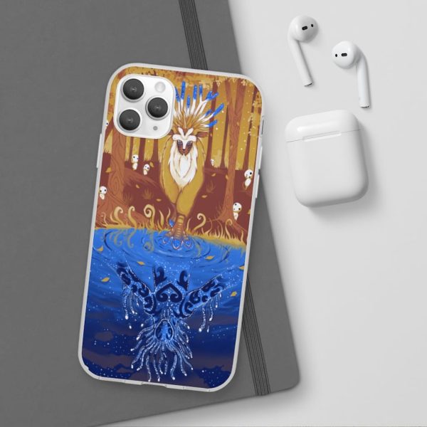 Watch Princess Mononoke - Princess Mononoke Shishigami Day and Night time iPhone Cases-Accessories, Phone Case, princess mononoke, Watch Princess Mononoke