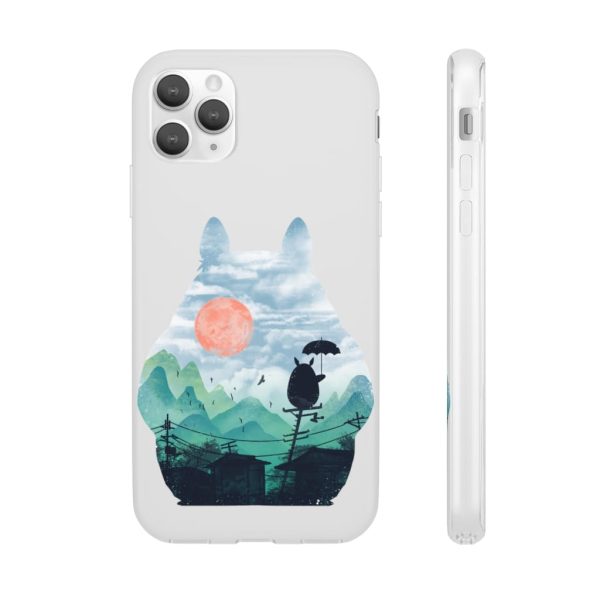 Characters From My Neighbor Totoro - Totoro on the Line Lanscape iPhone Cases-Accessories, Characters From My Neighbor Totoro, My Neighbor Totoro, Phone Case