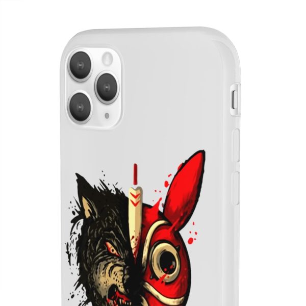 San Princess Mononoke - Princess Mononoke Mask & Wolf iPhone Cases-Accessories, Phone Case, princess mononoke, San Princess Mononoke