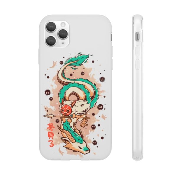 Princess Mononoke Ainu Influence - Princess Mononoke on the Dragon iPhone Cases-Accessories, Phone Case, princess mononoke, Princess Mononoke Ainu Influence